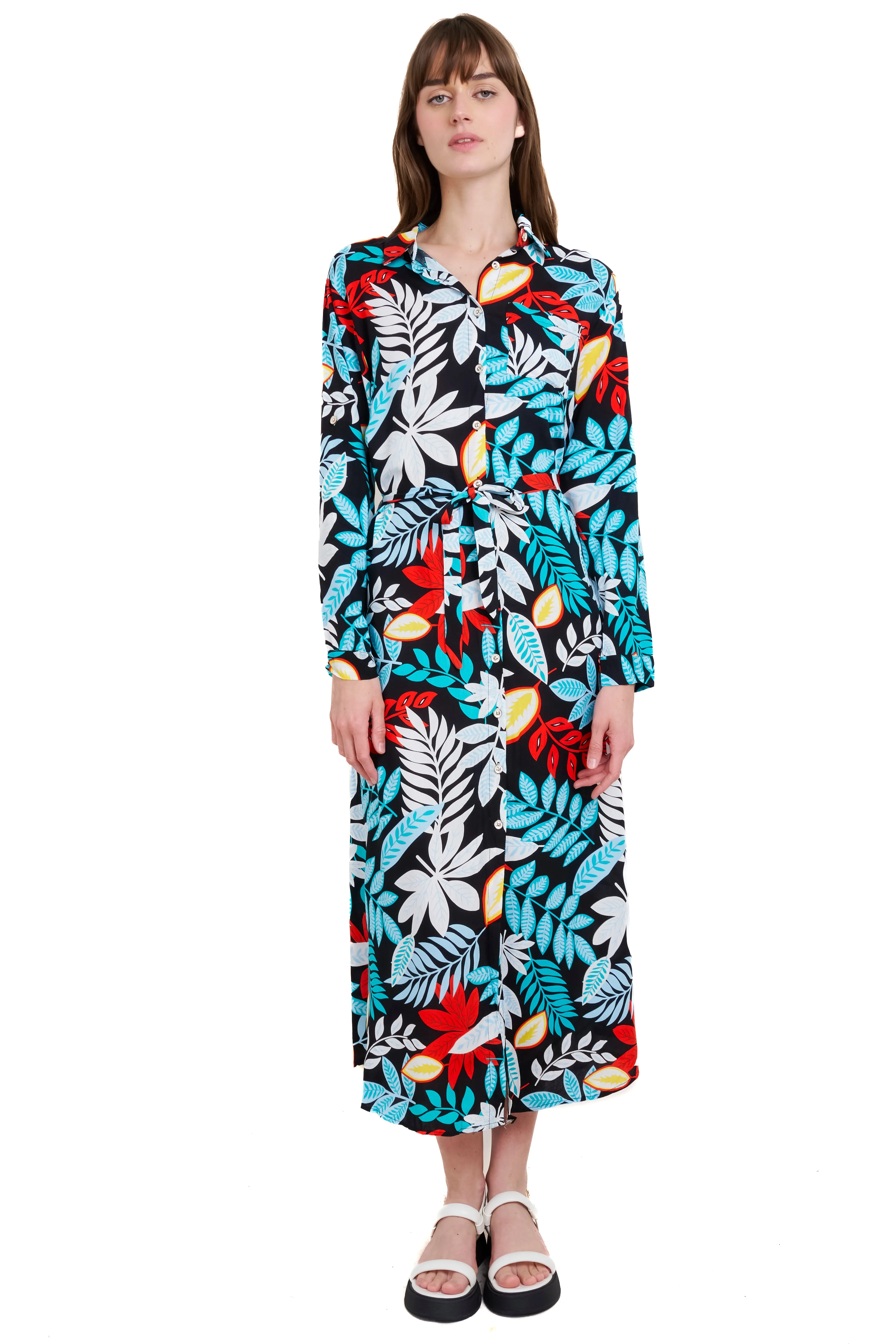 Vestido camisero estampado sold by Shasa