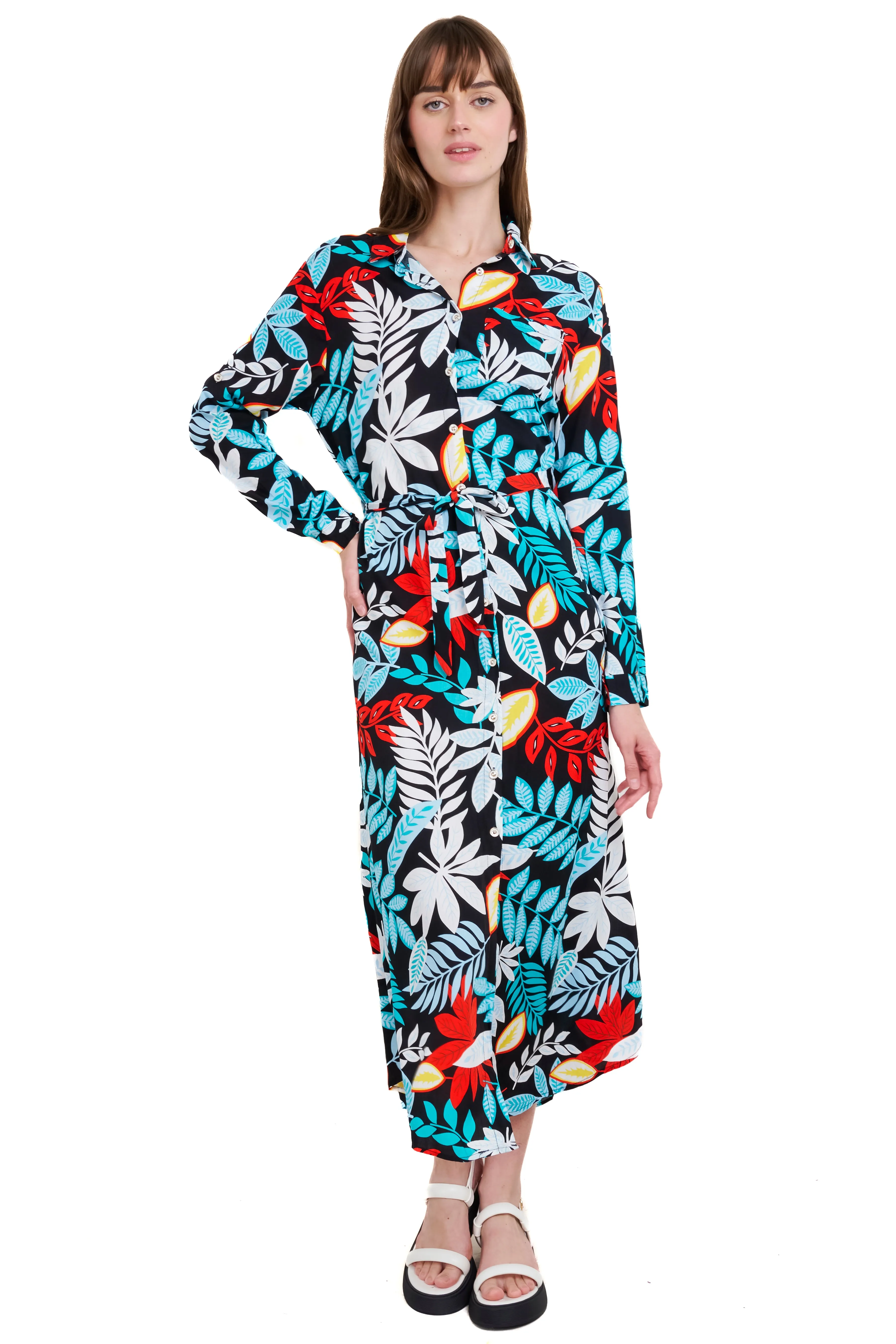 Vestido camisero estampado sold by Shasa product image thumbnail 2