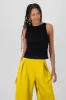 Top de mesh asimetrico liso sold by Shasa
