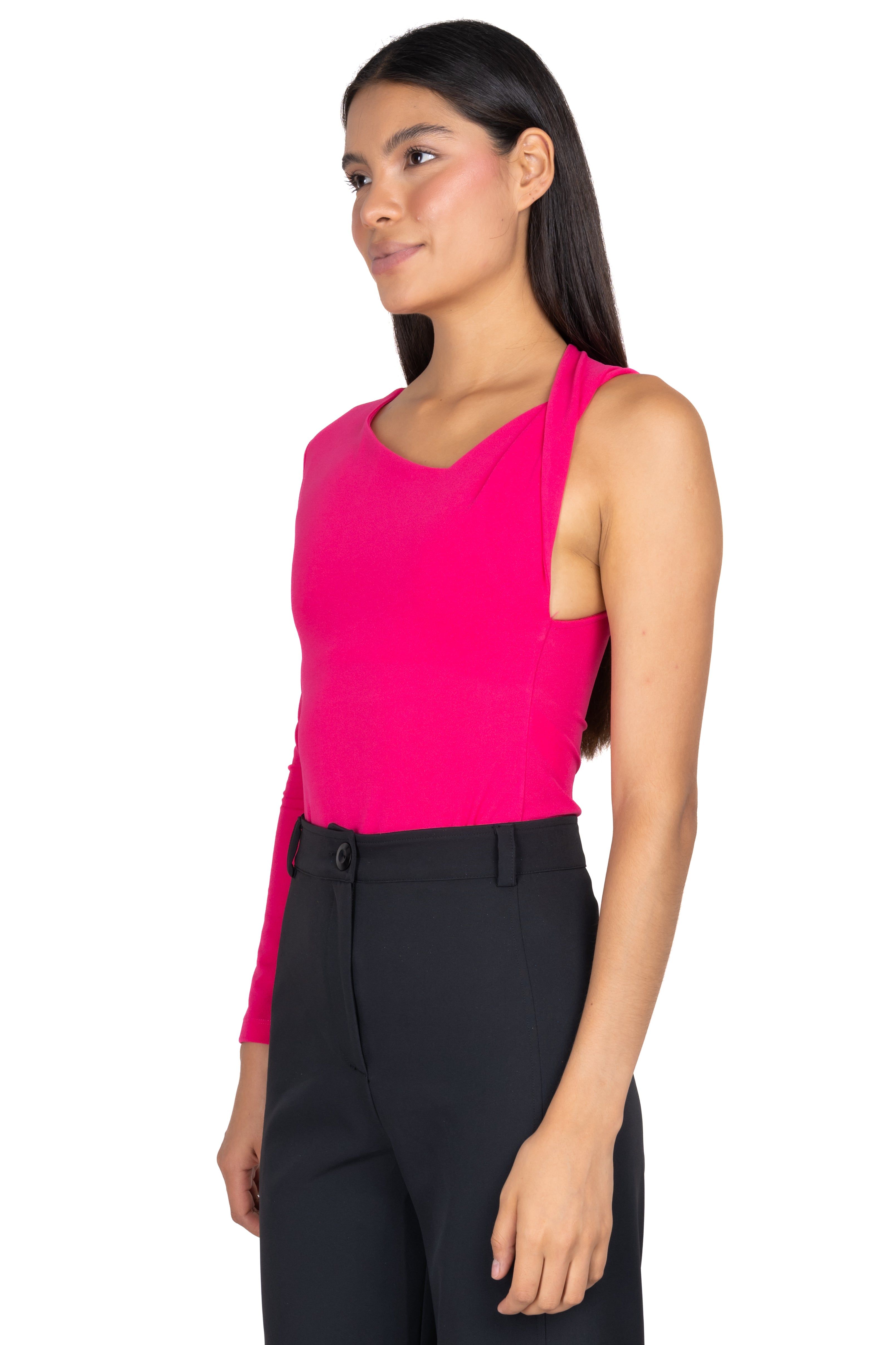 Bodysuit asimétrico tirante cruzado sold by Shasa product image thumbnail 3