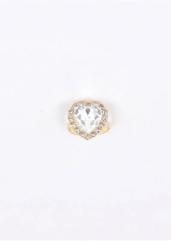 Anillo Corazón Cristal Brillos sold by Shasa