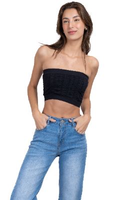 Top tubo seamless textura sold by Shasa