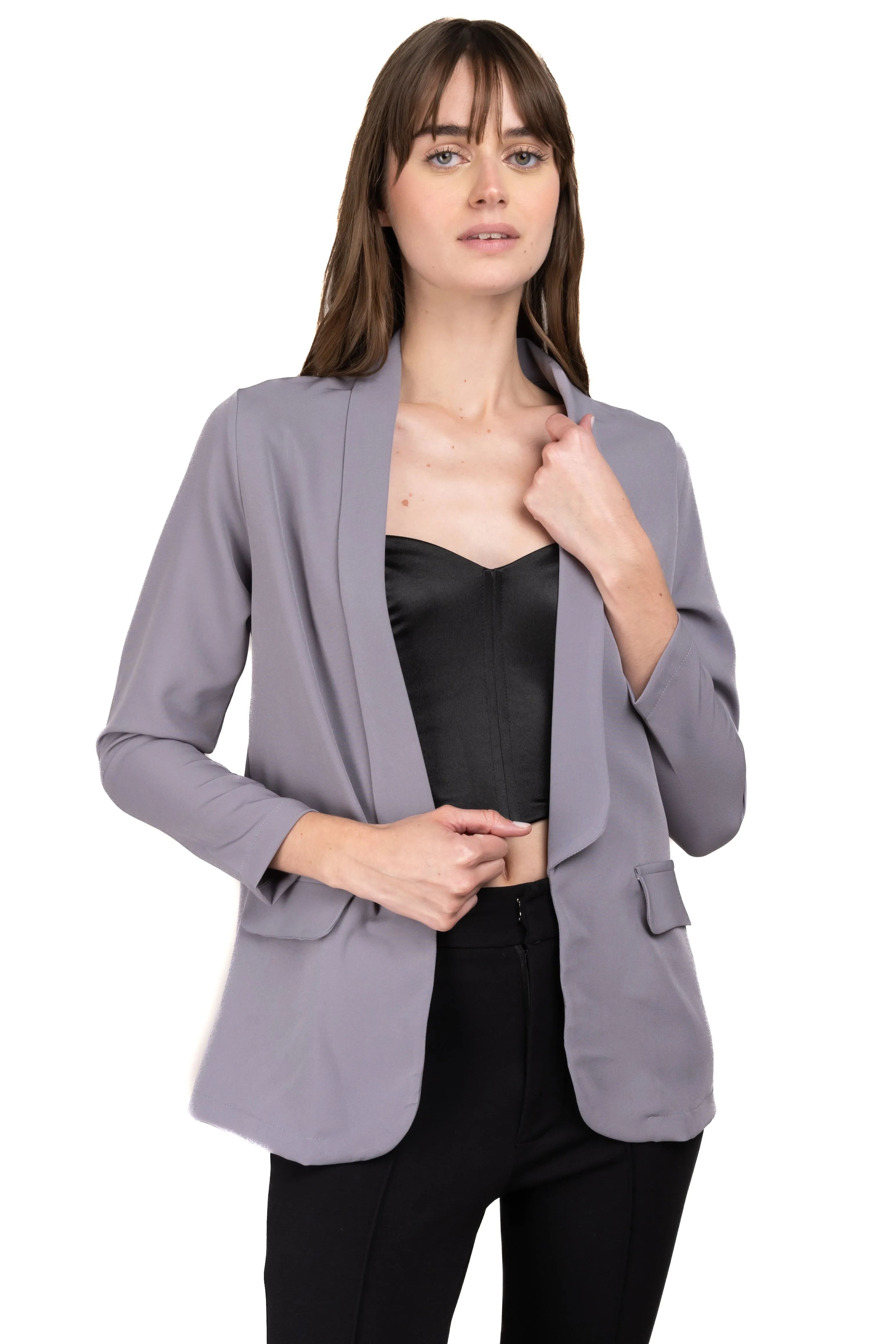 Saco Liso Solapa Recta sold by Shasa