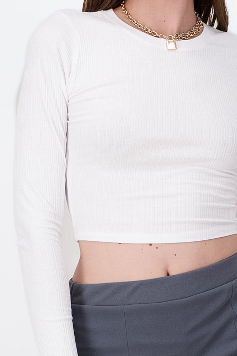 Top De Manga Larga Rib Liso sold by Shasa product image thumbnail 5