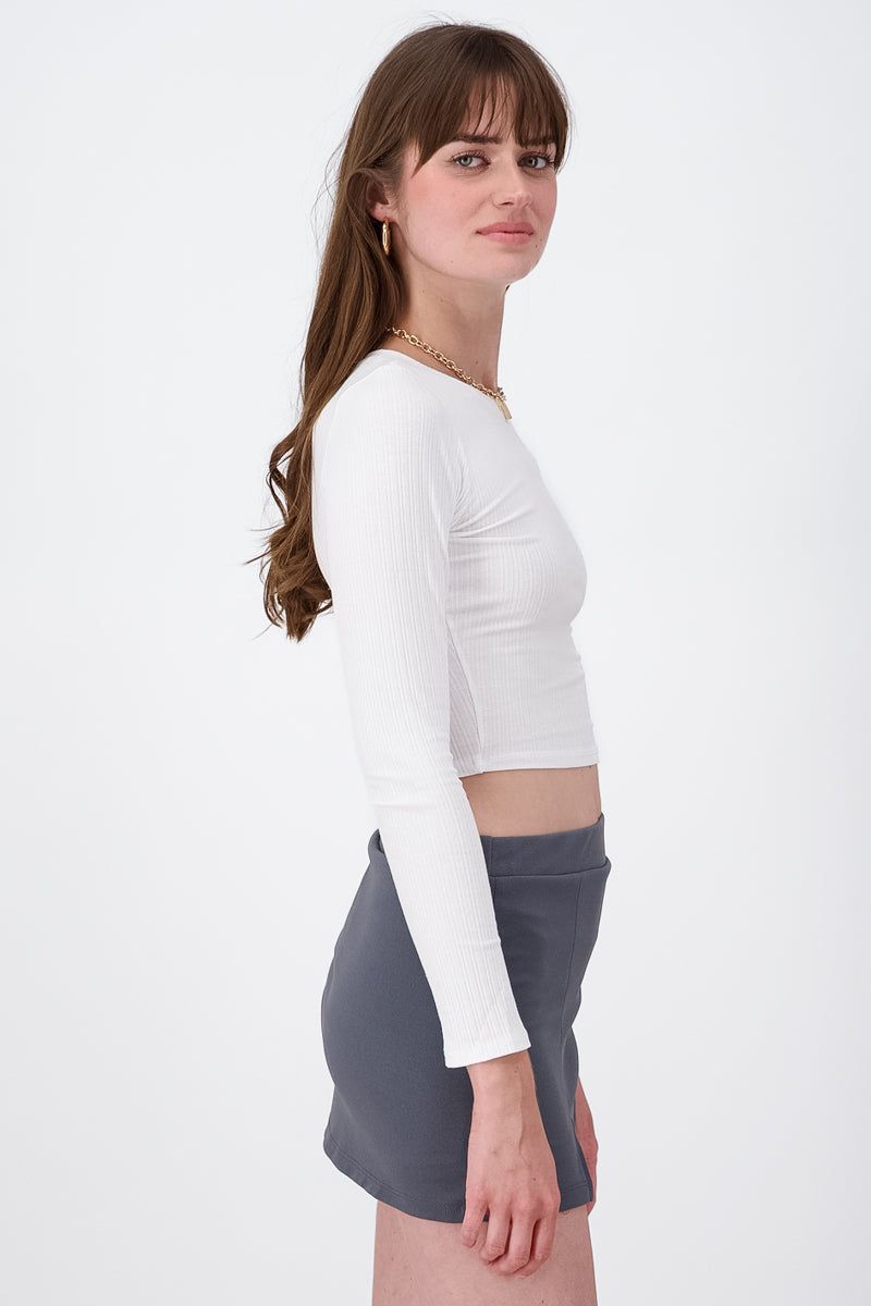 Top De Manga Larga Rib Liso sold by Shasa product image thumbnail 3