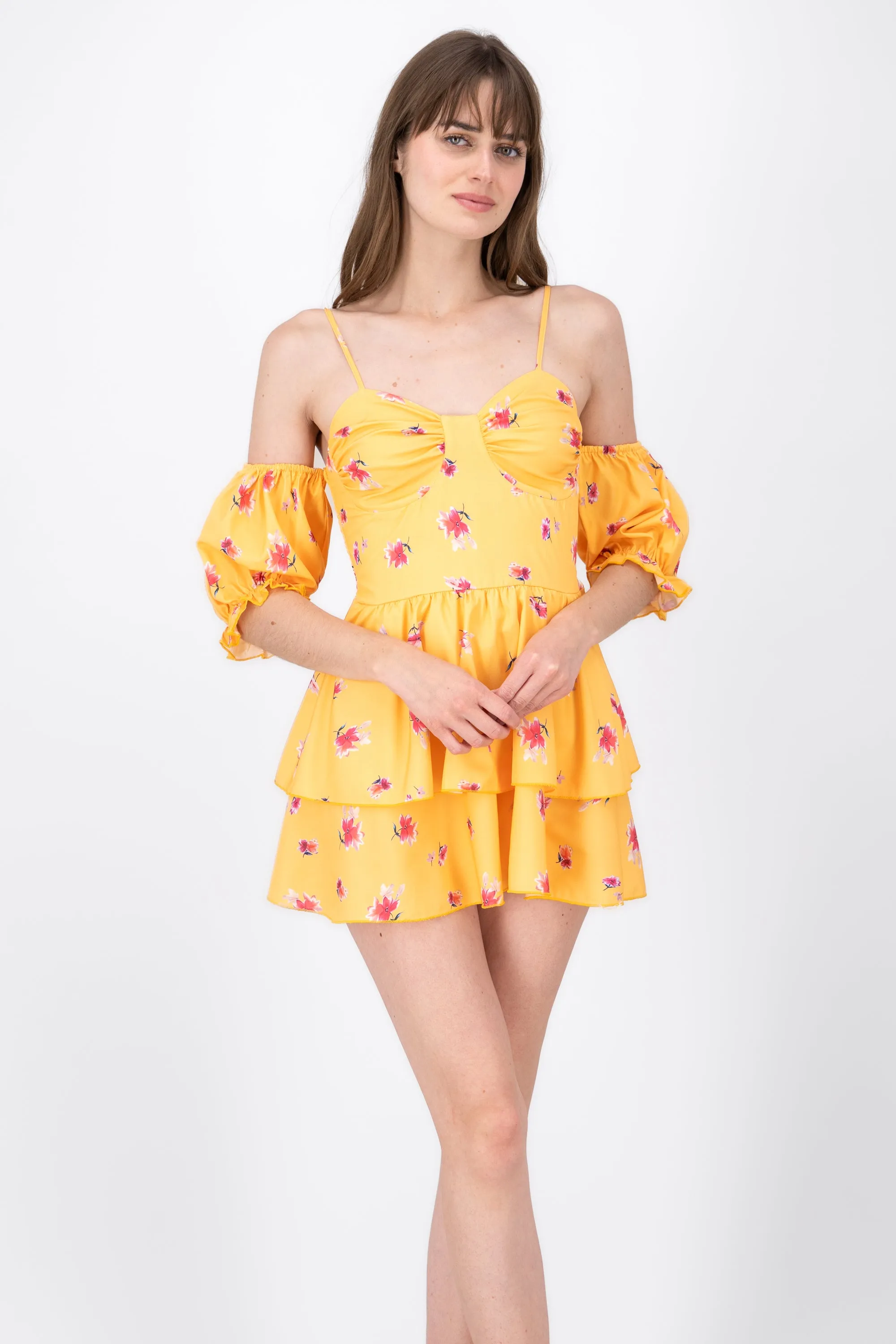 Vestido Mini Olanes Detalle Manga sold by Shasa