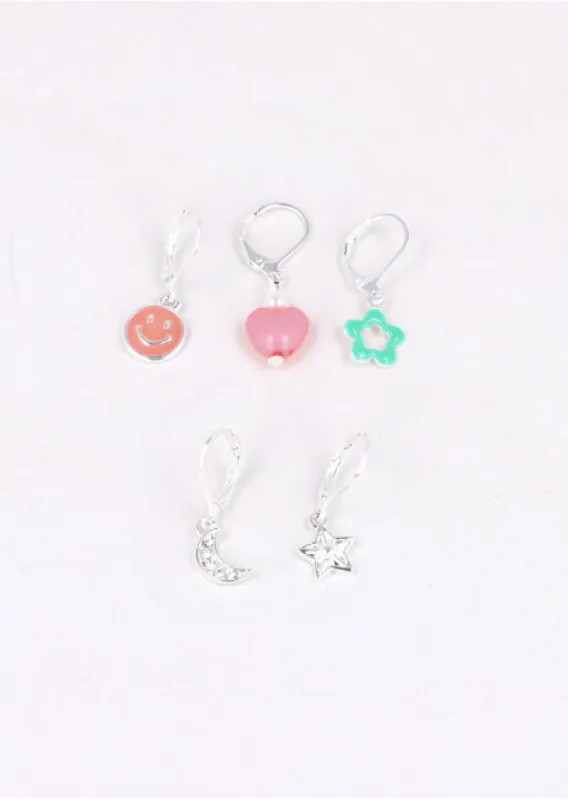 5 P Arracadas Charms Carita sold by Shasa