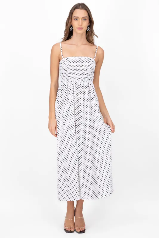 Vestido maxi tirantes detalle ligas sold by Shasa