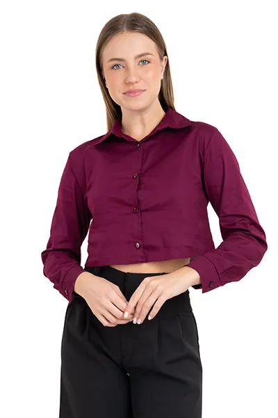 Camisa Crop Manga Larga sold by Shasa