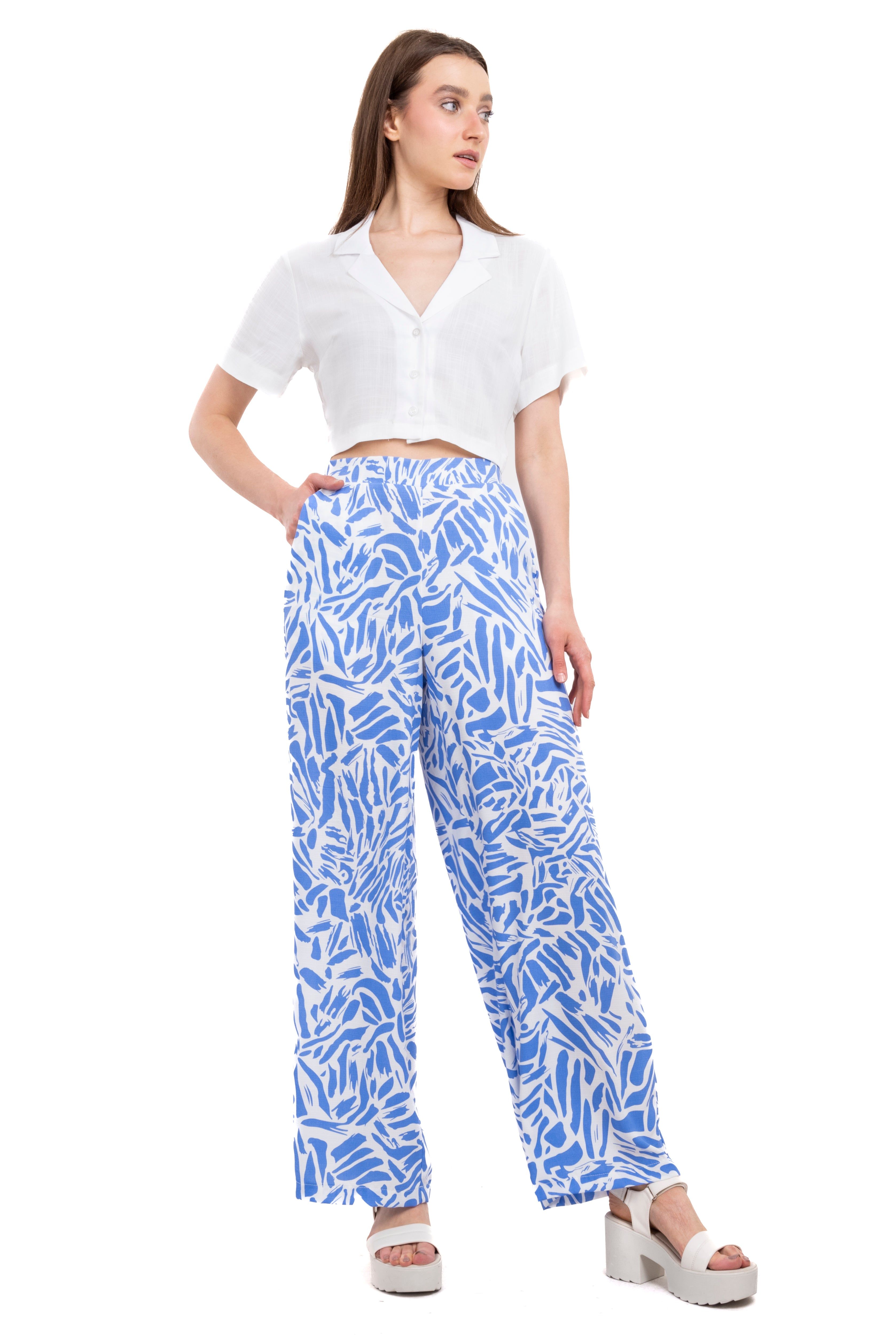 Pantalón amplio estampado sold by Shasa product image thumbnail 2