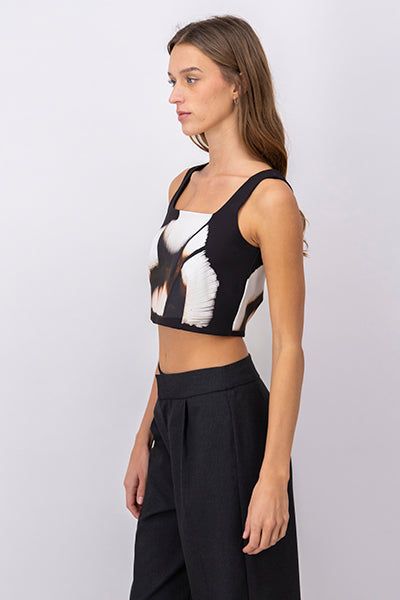 Top crop estampado tirantes sold by Shasa product image thumbnail 3