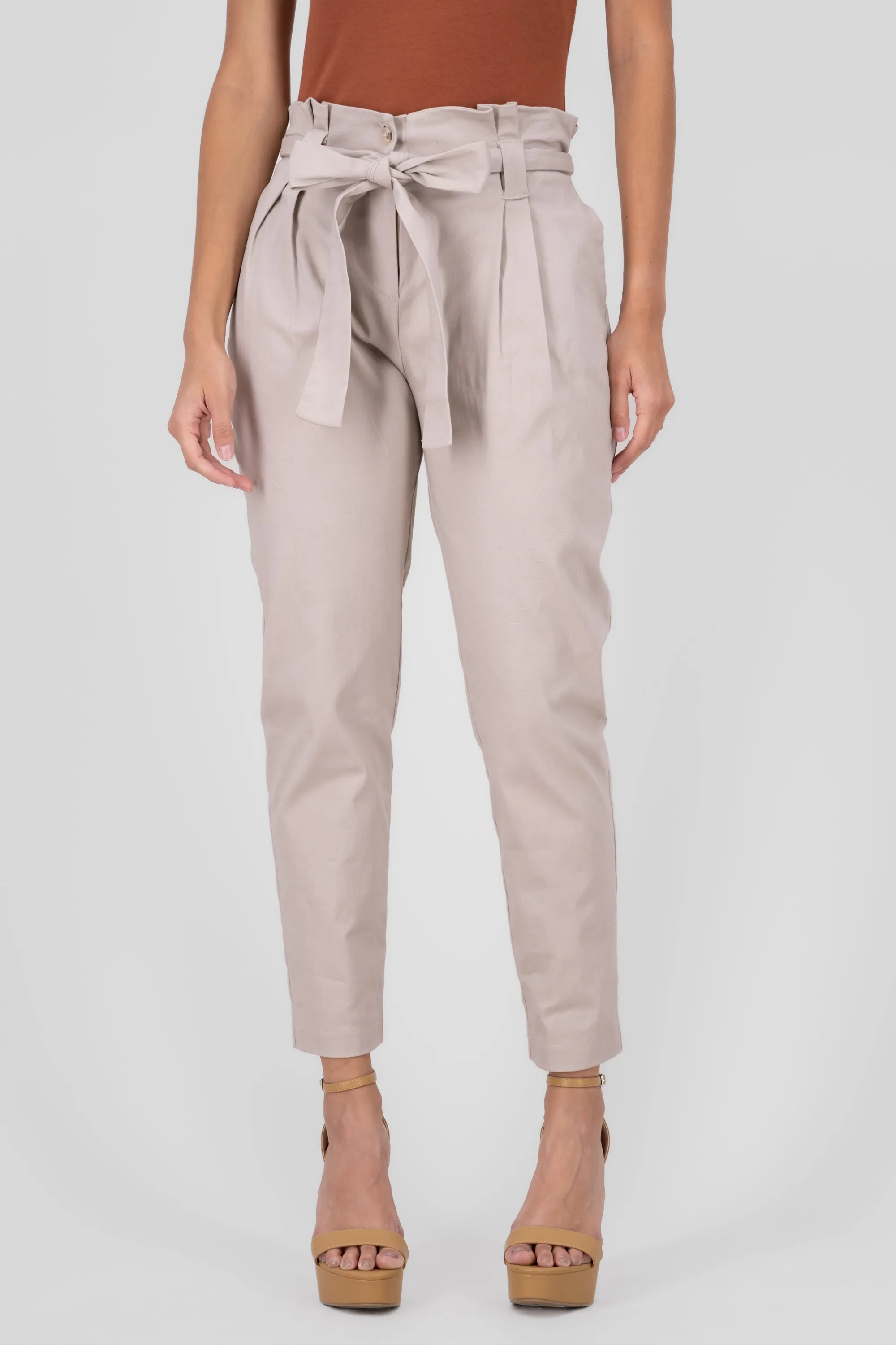 Pantalón Paper Bag Cintura Alta Cinturón sold by Shasa product image thumbnail 2