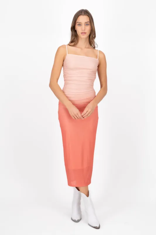 Vestido Maxi De Mesh Degradado sold by Shasa