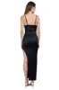 Vestido maxi abertura brillos sold by Shasa
