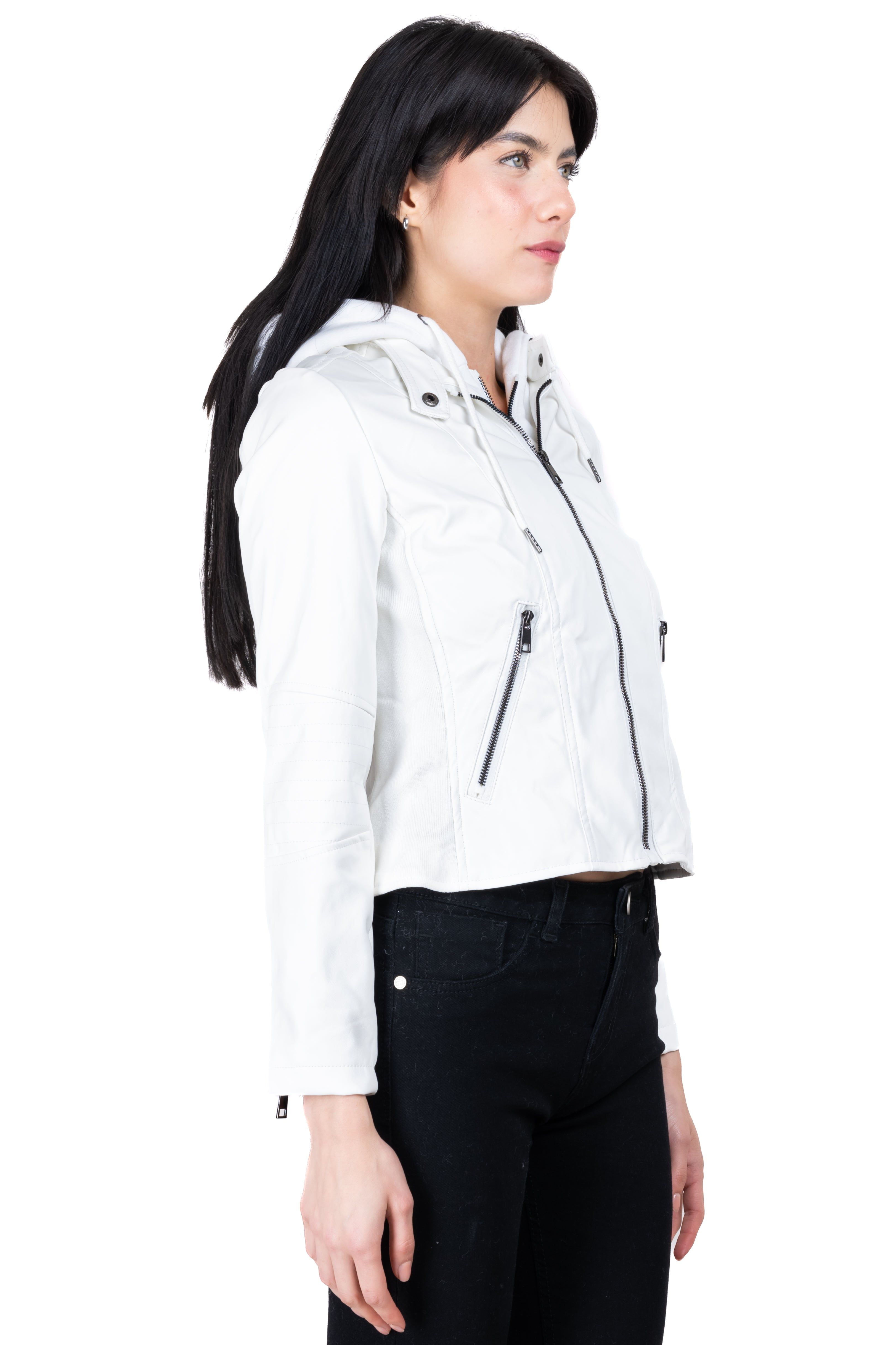 Chamarra efecto piel gorra sold by Shasa product image thumbnail 3