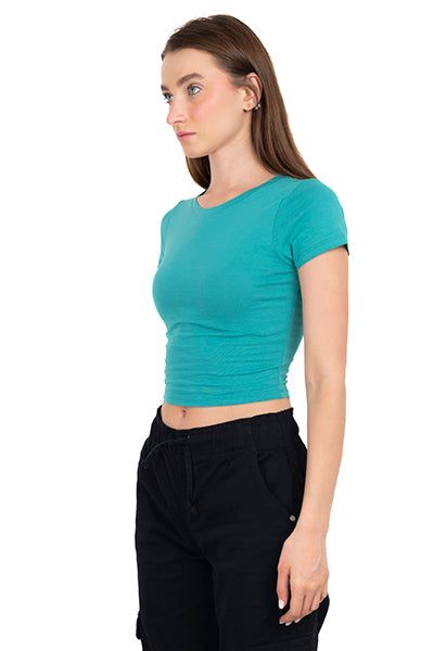 Top Crop Manga Corta sold by Shasa product image thumbnail 3