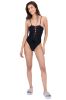 Traje de baño lace up liso sold by Shasa