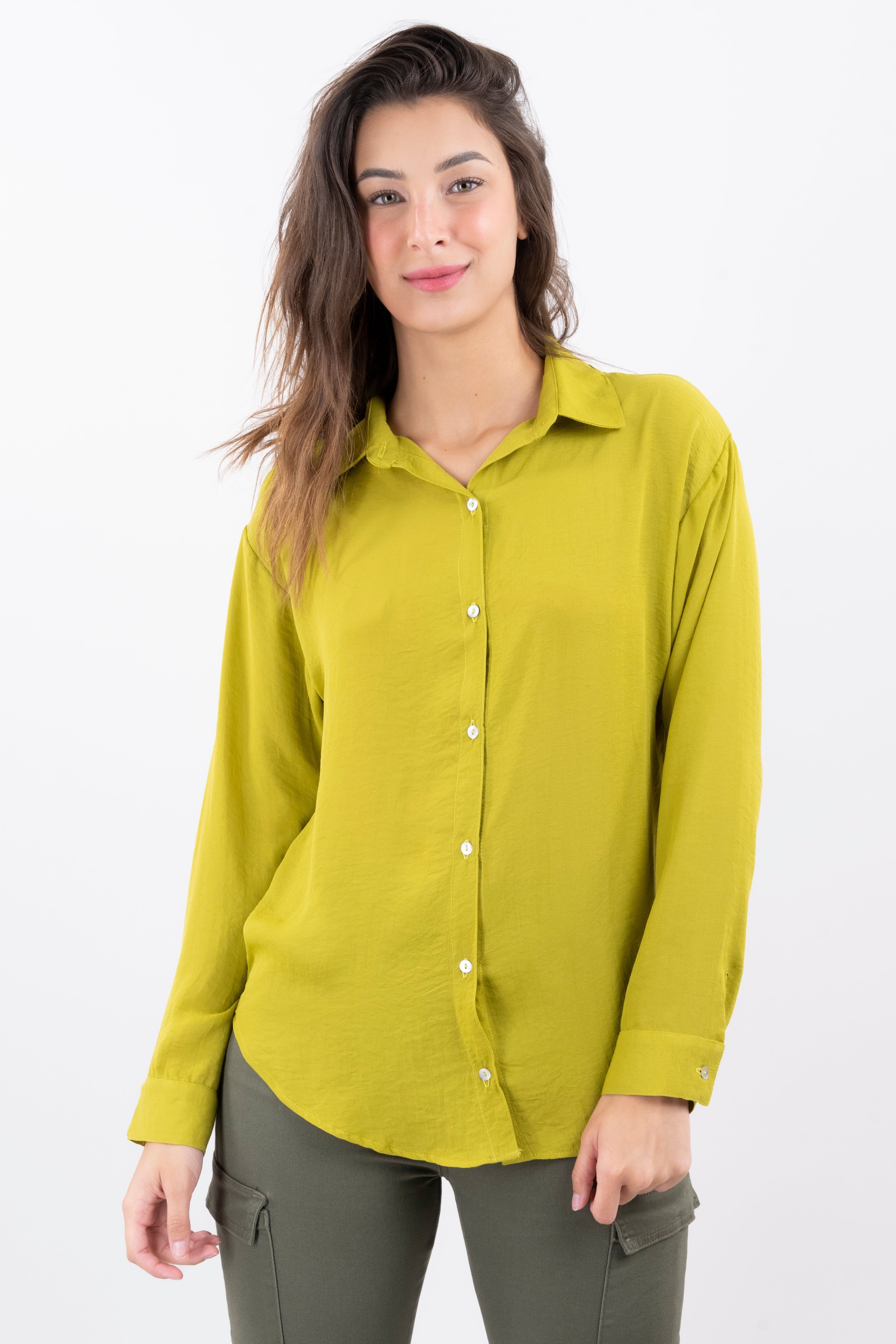 Camisa monocolor manga larga sold by Shasa product image thumbnail 2