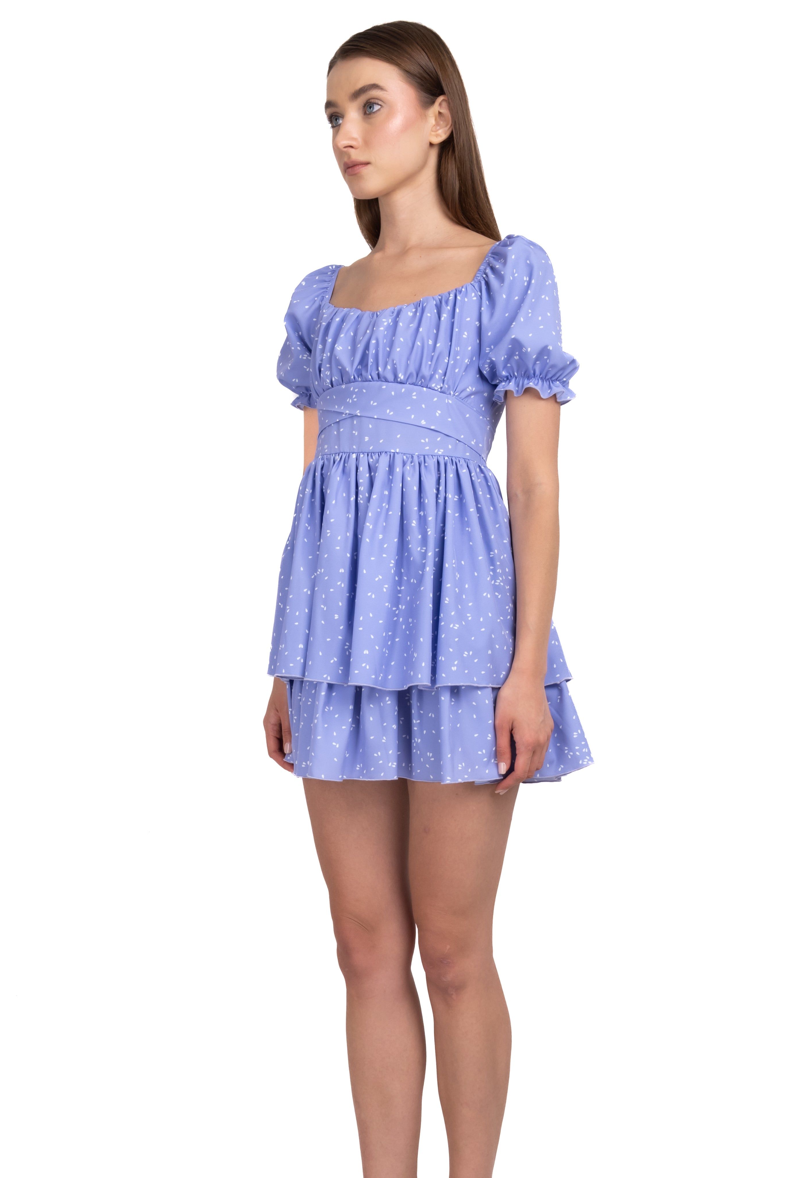 Vestido Mini Detalle Manga Abullonada sold by Shasa product image thumbnail 3