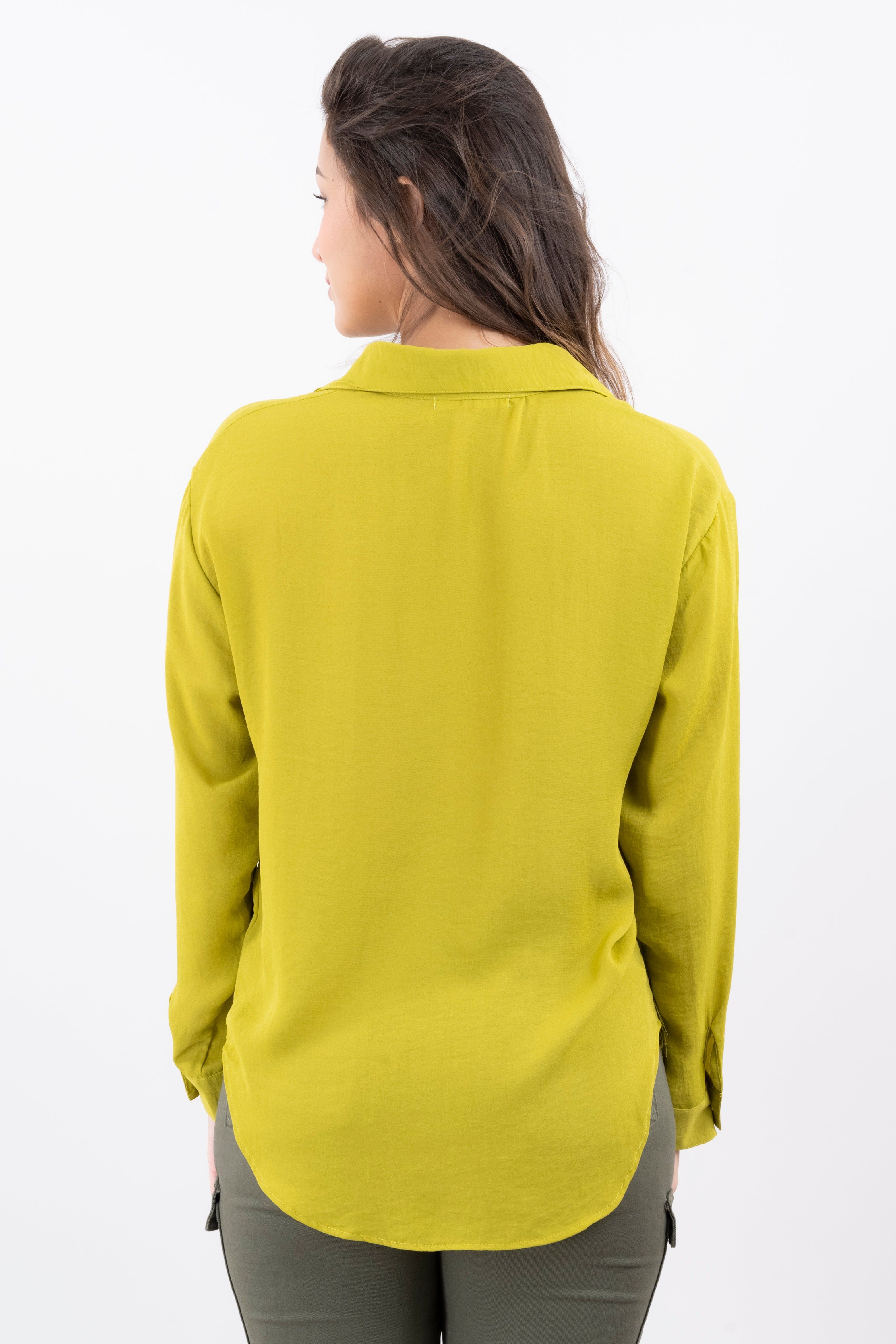 Camisa monocolor manga larga sold by Shasa product image thumbnail 4