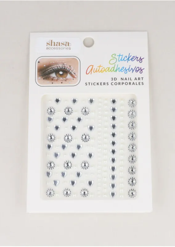 Plantilla brillos faciales perlas sold by Shasa