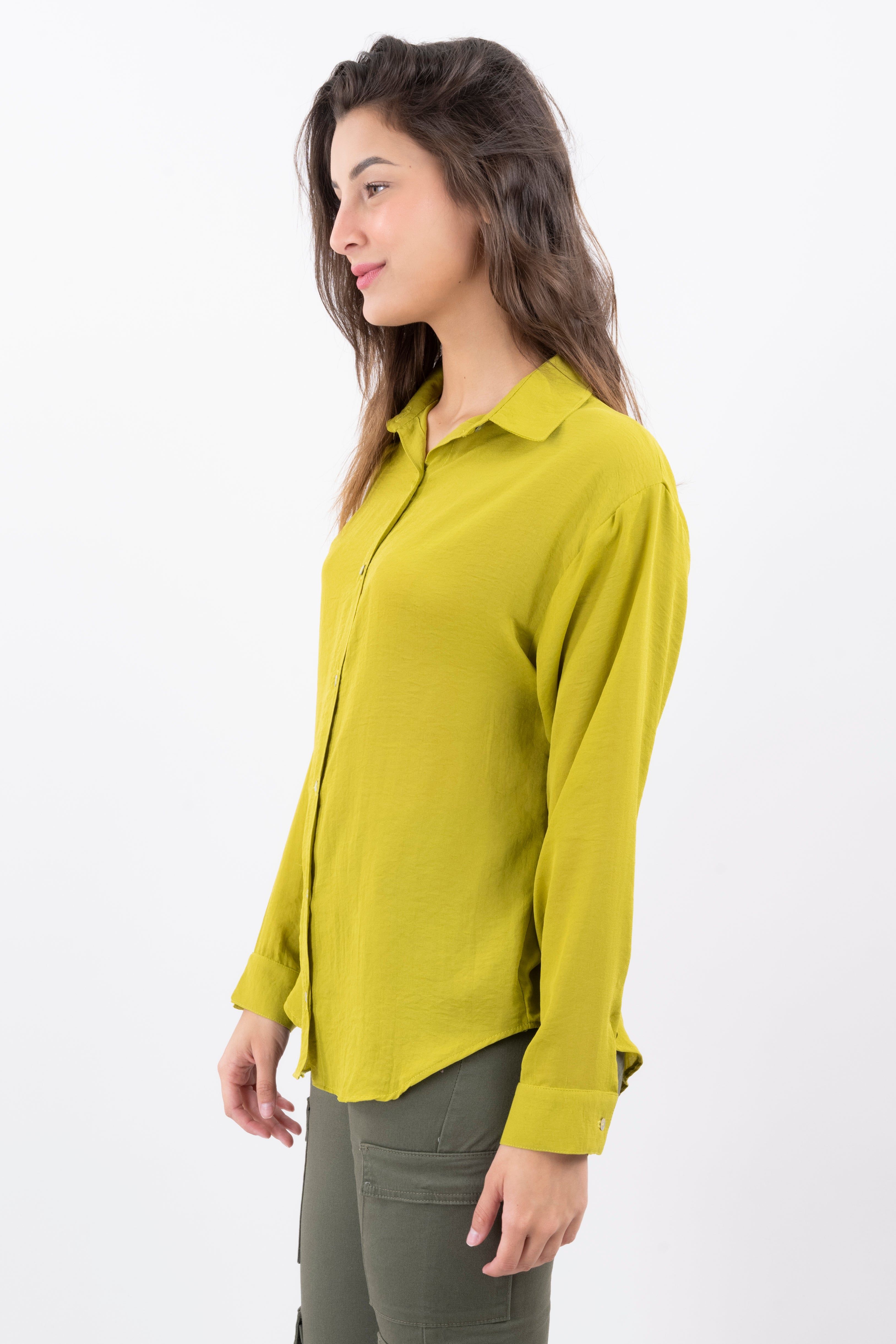 Camisa monocolor manga larga sold by Shasa product image thumbnail 3