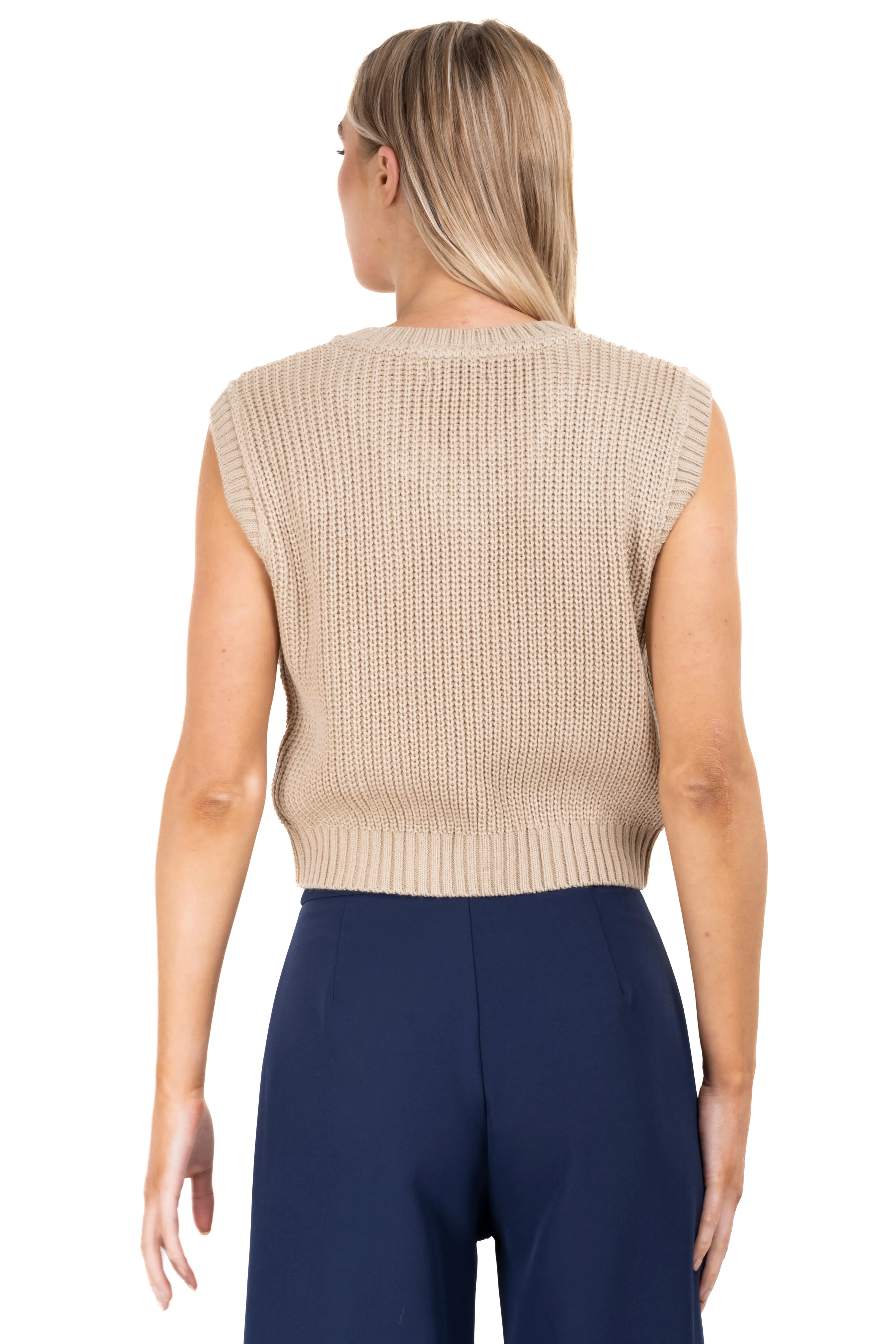 Chaleco Tejido Punto Trenza sold by Shasa product image thumbnail 4