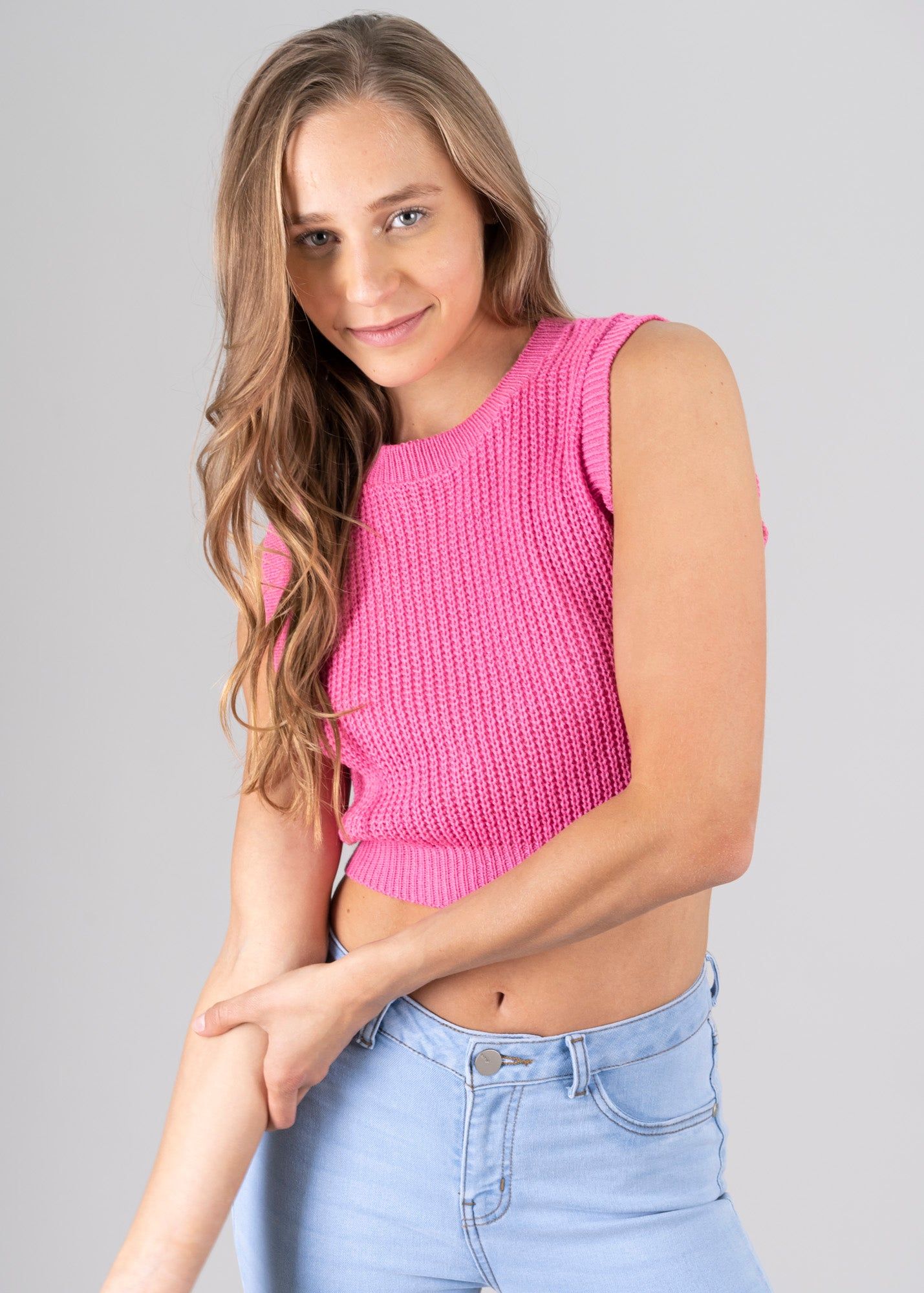 Top punto tejido sold by Shasa