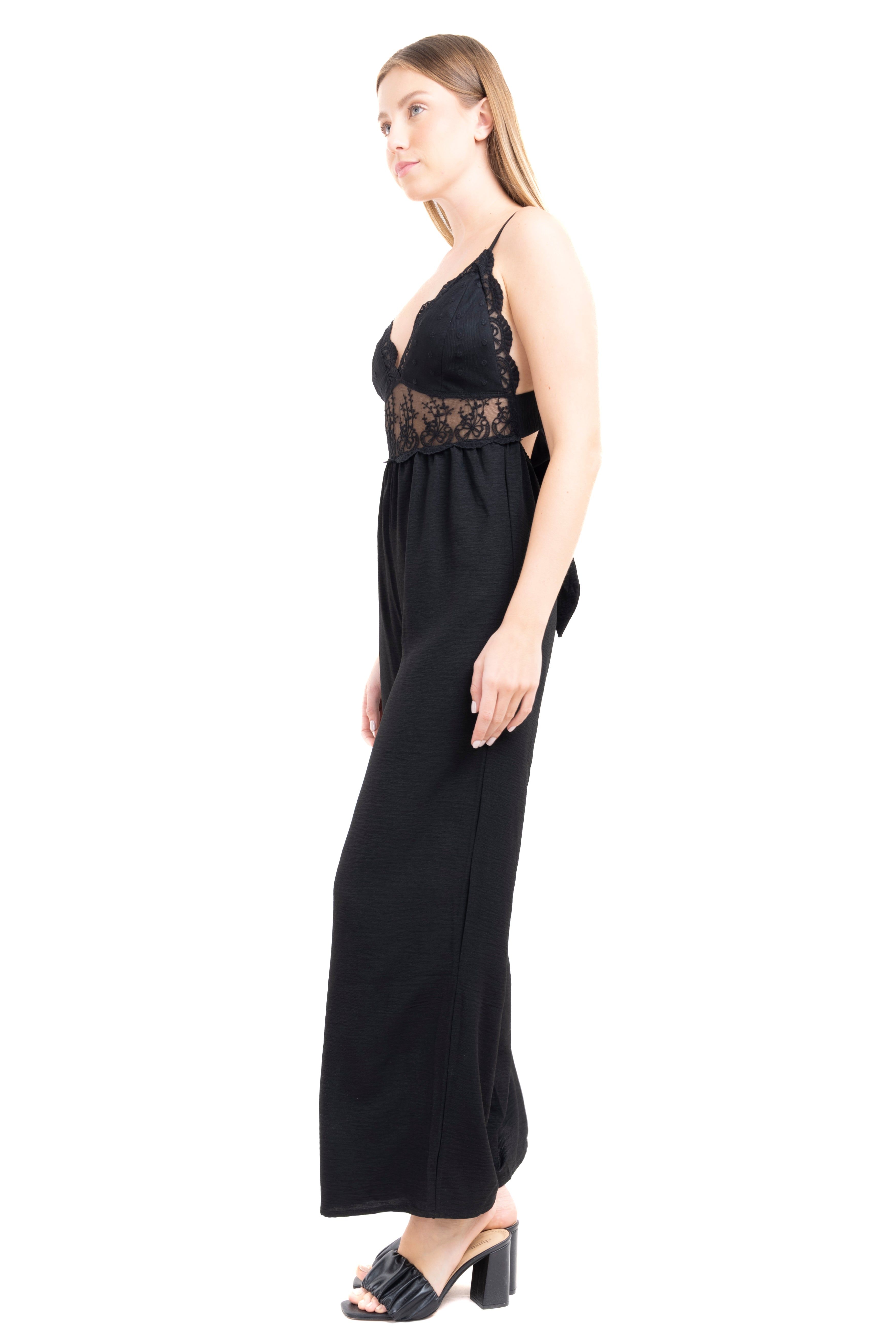 Jumpsuit Escote Encaje Liso sold by Shasa product image thumbnail 3