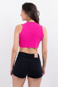 Top acanalado tejido de punto sold by Shasa