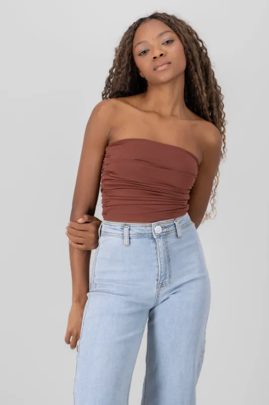 Top Tubo Strapless Drapeado sold by Shasa