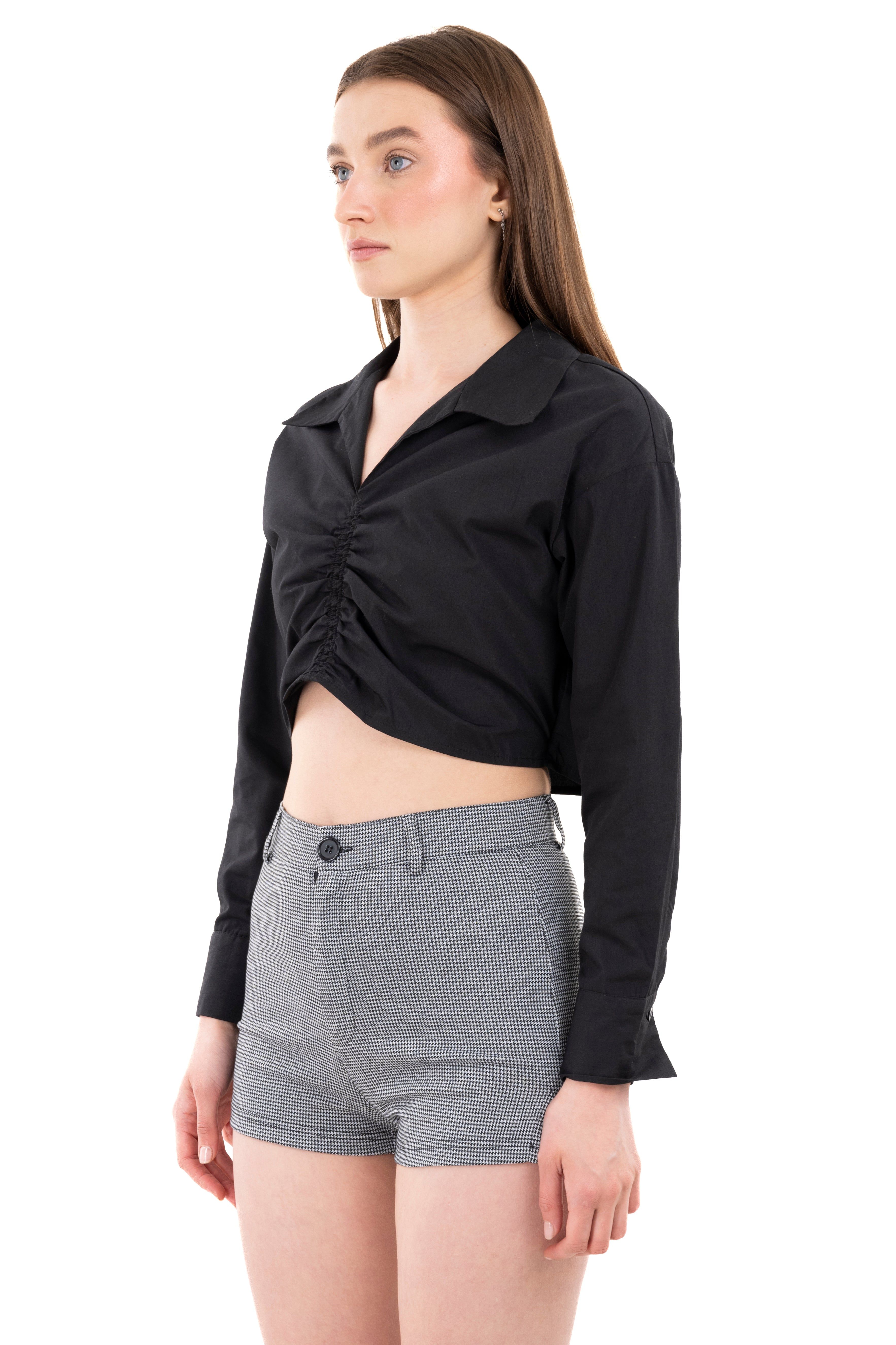 Camisa crop fruncido delantero sold by Shasa product image thumbnail 3
