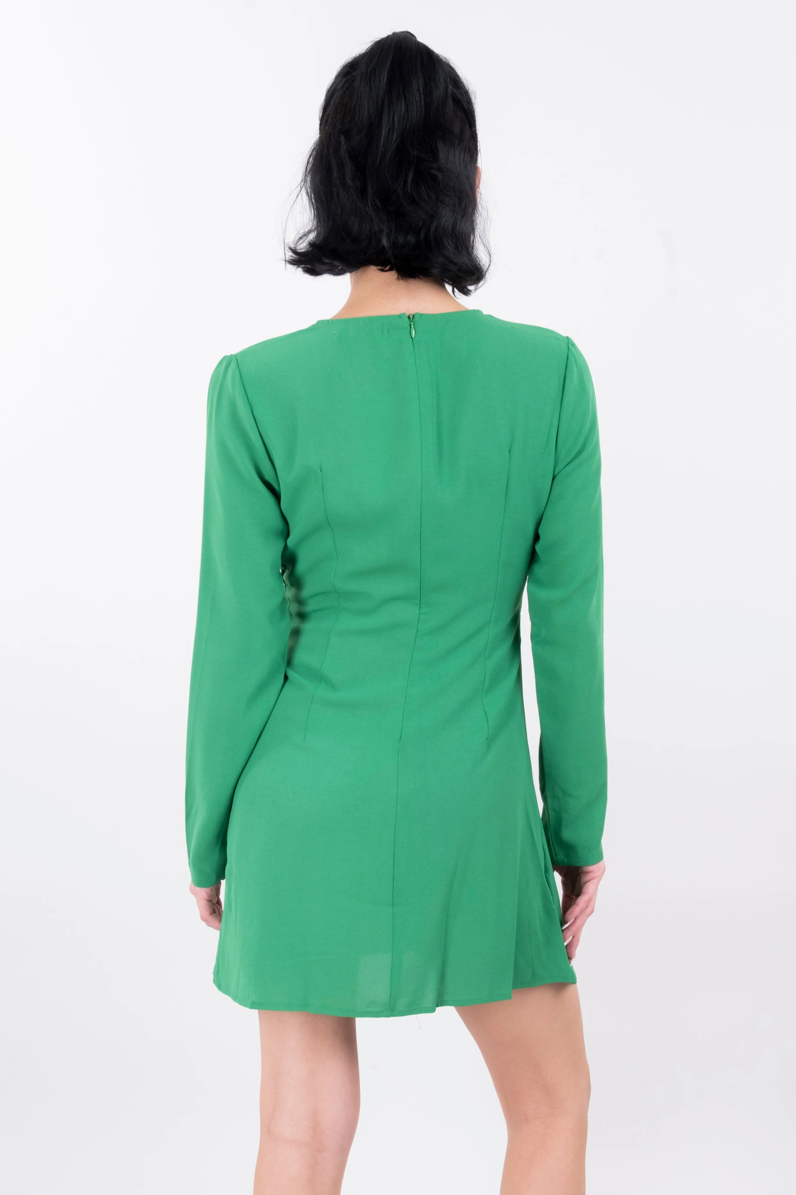 Vestido mini manga larga liso sold by Shasa product image thumbnail 4