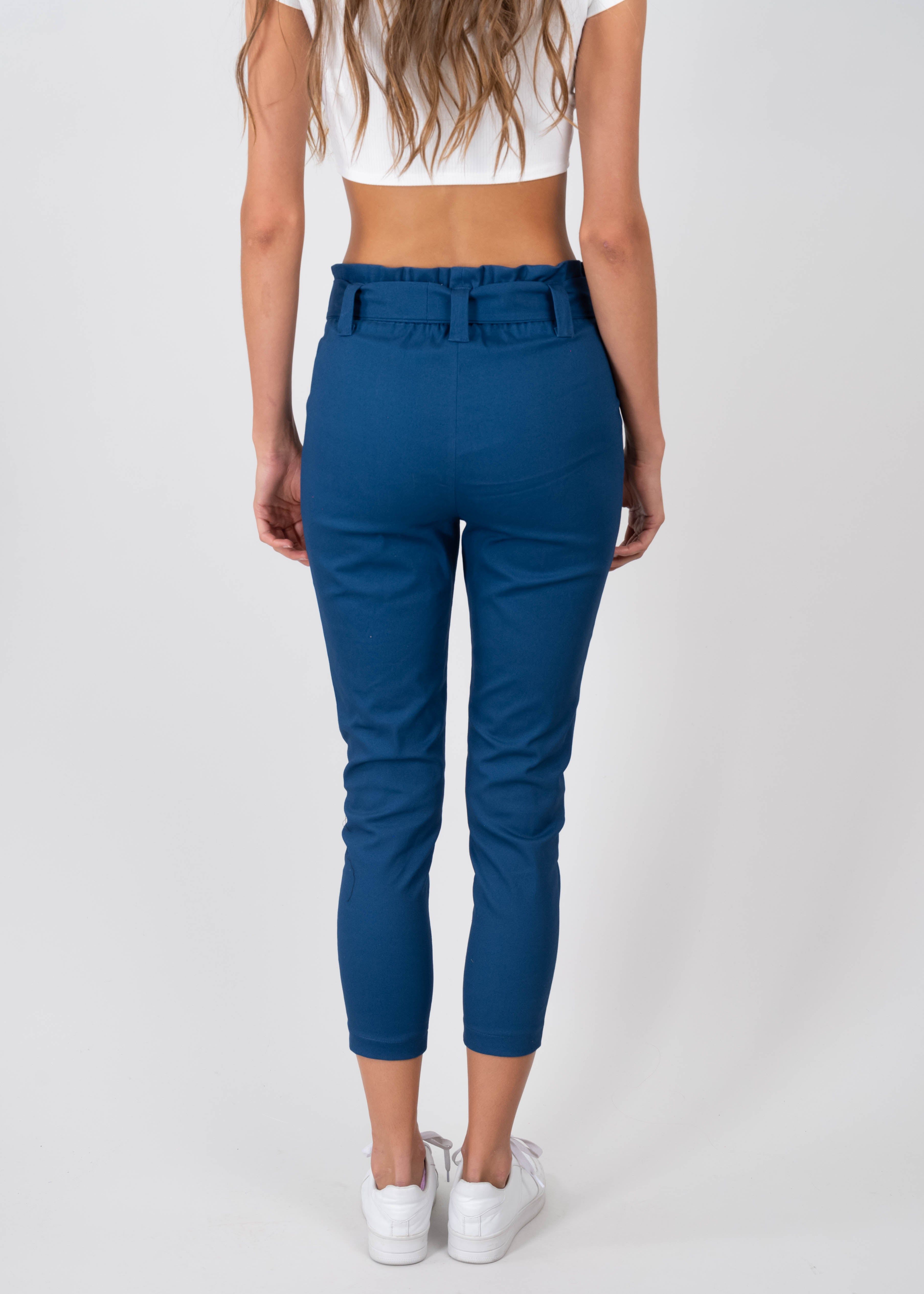 Pantalón paper bag cintura alta cinturón sold by Shasa product image thumbnail 4