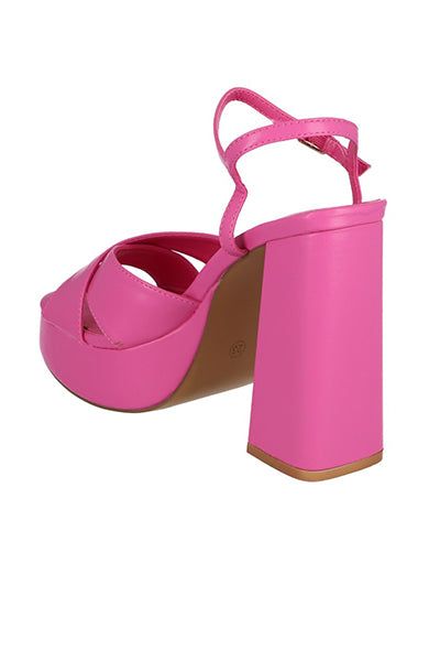 Tacón plataforma tiras cruzadas sold by Shasa product image thumbnail 4