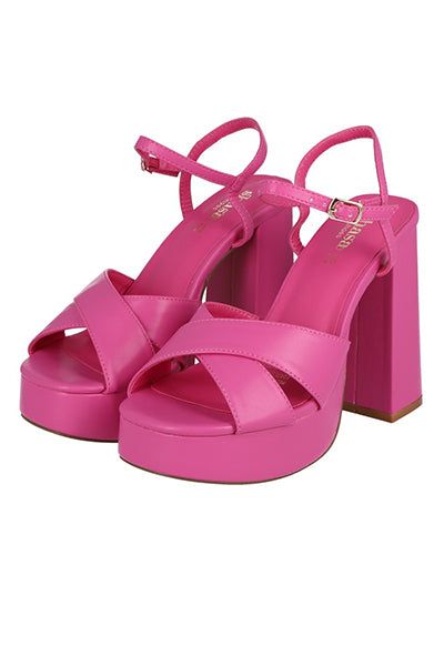 Tacón plataforma tiras cruzadas sold by Shasa product image thumbnail 3