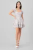 Vestido mini escote cuadrado flores sold by Shasa