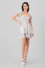 Vestido mini escote cuadrado flores sold by Shasa