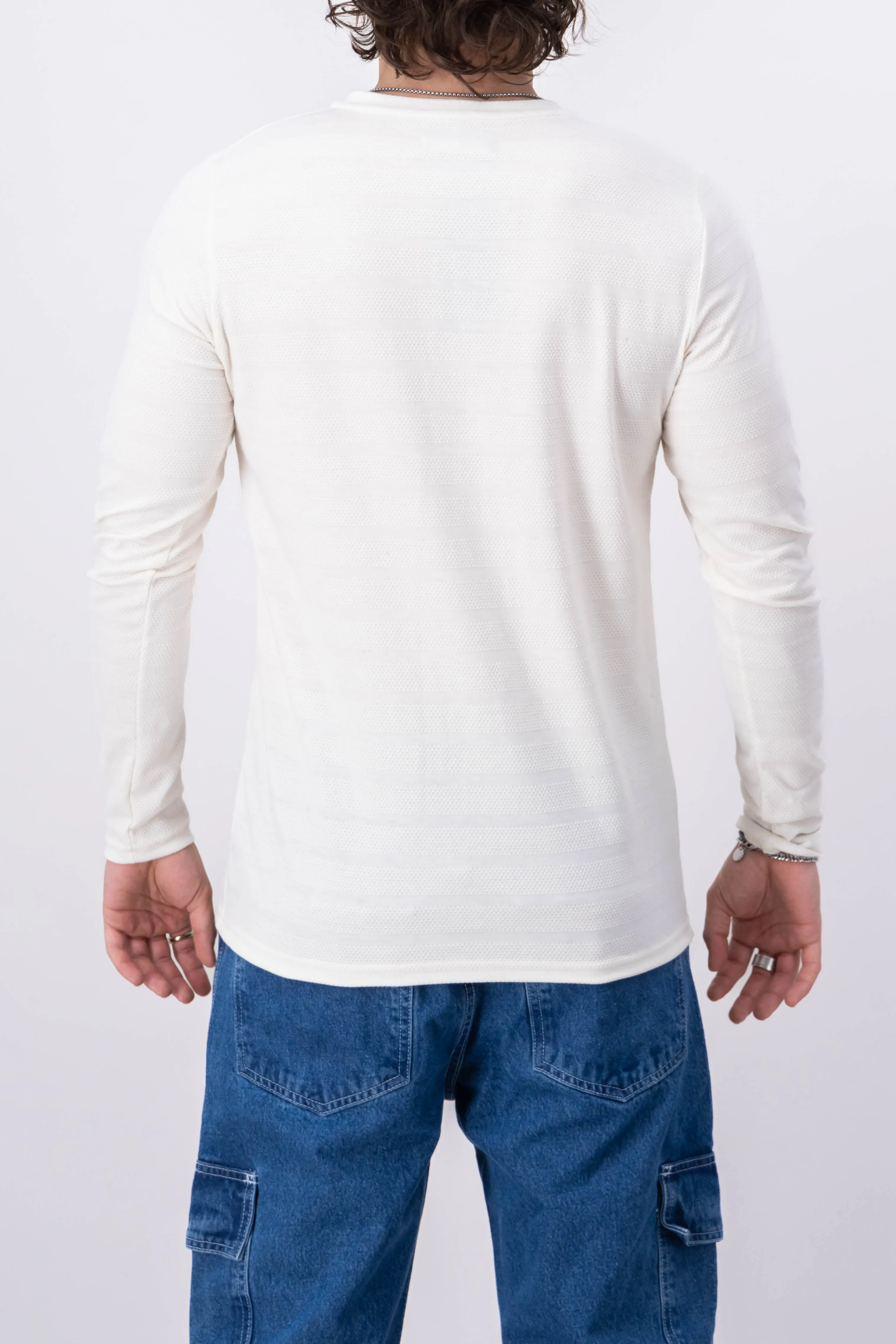 Playera henly manga larga sold by Shasa product image thumbnail 4