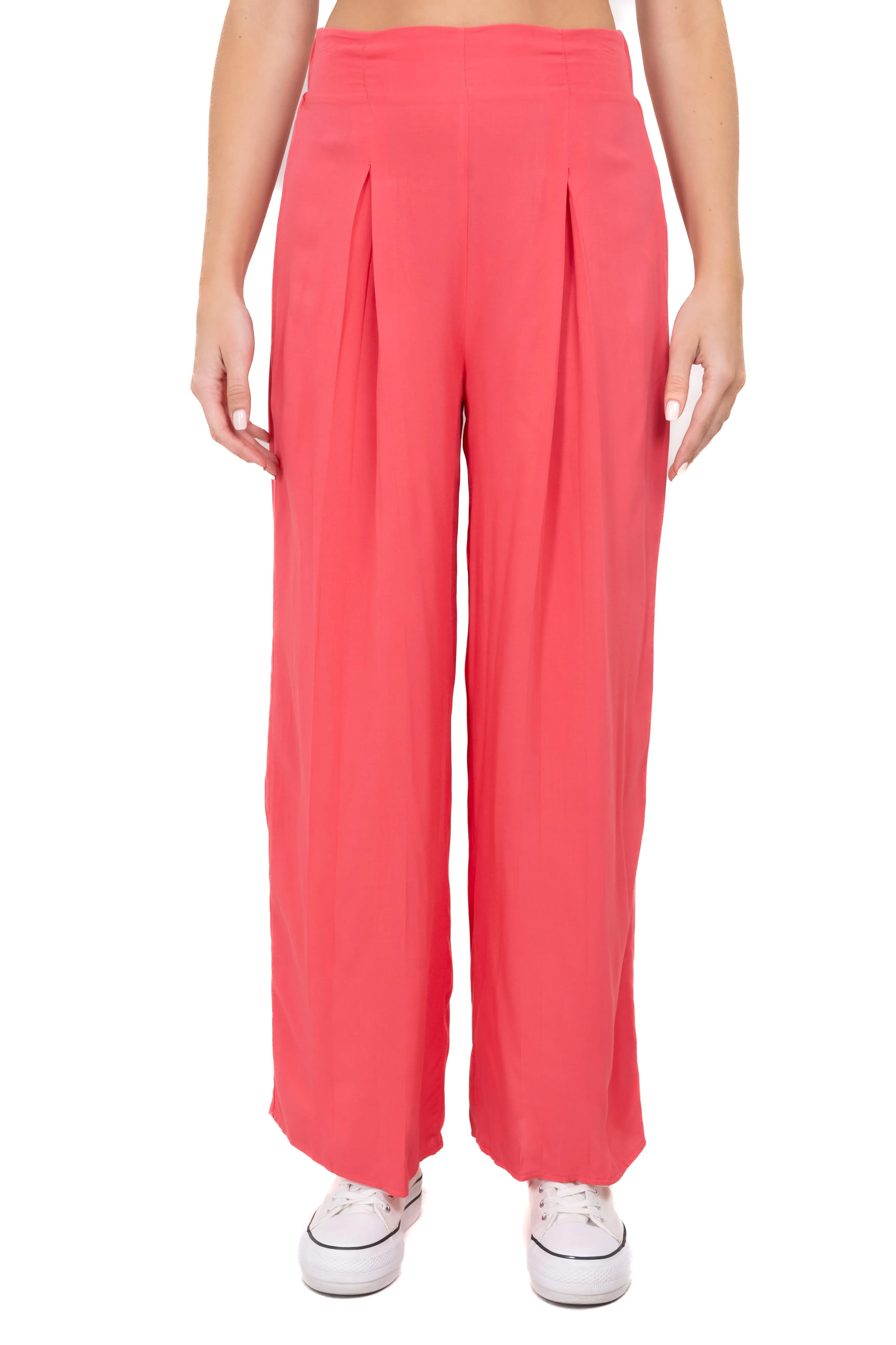 Pantalón culotte cintura alta pinzas sold by Shasa