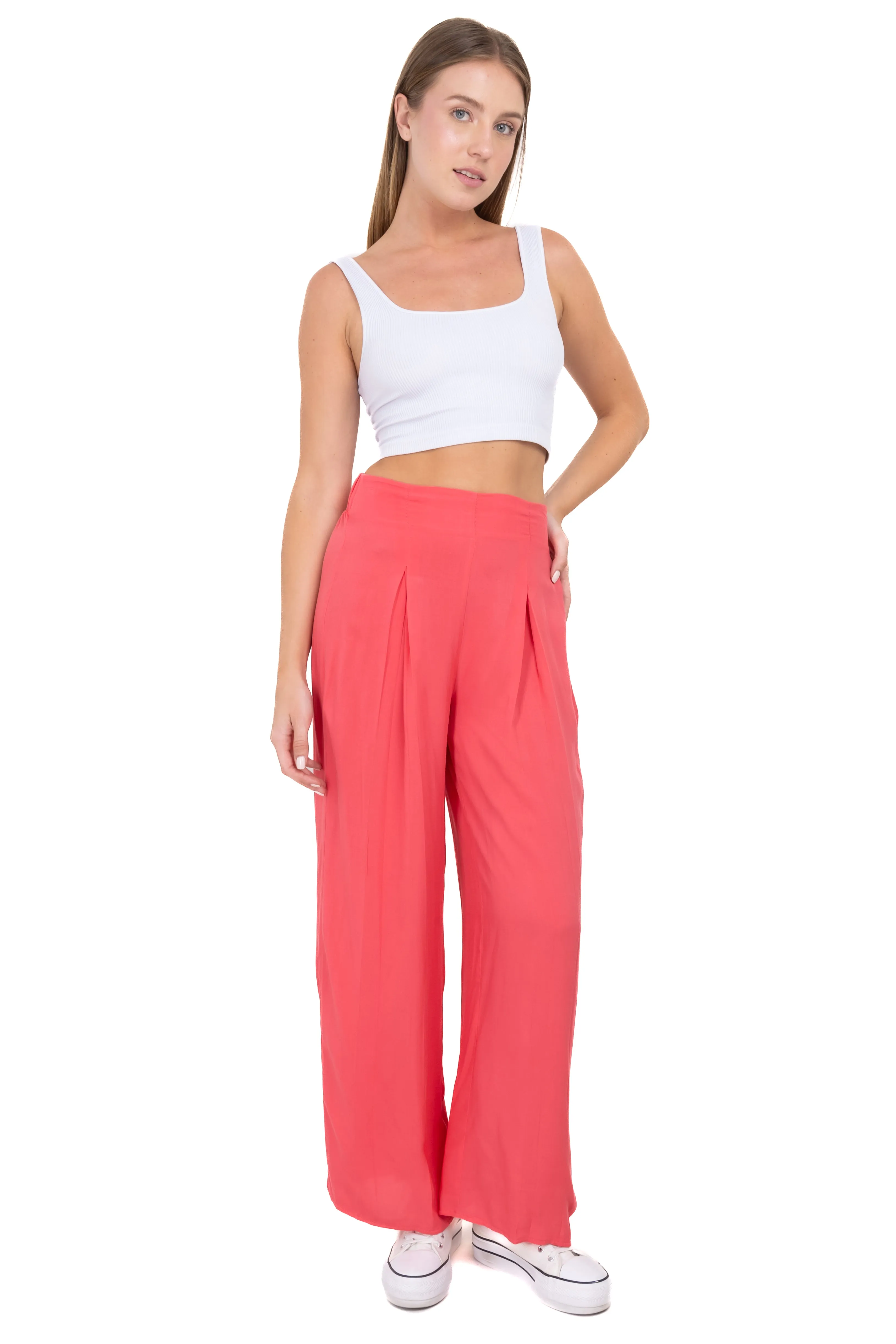Pantalón culotte cintura alta pinzas sold by Shasa product image thumbnail 2
