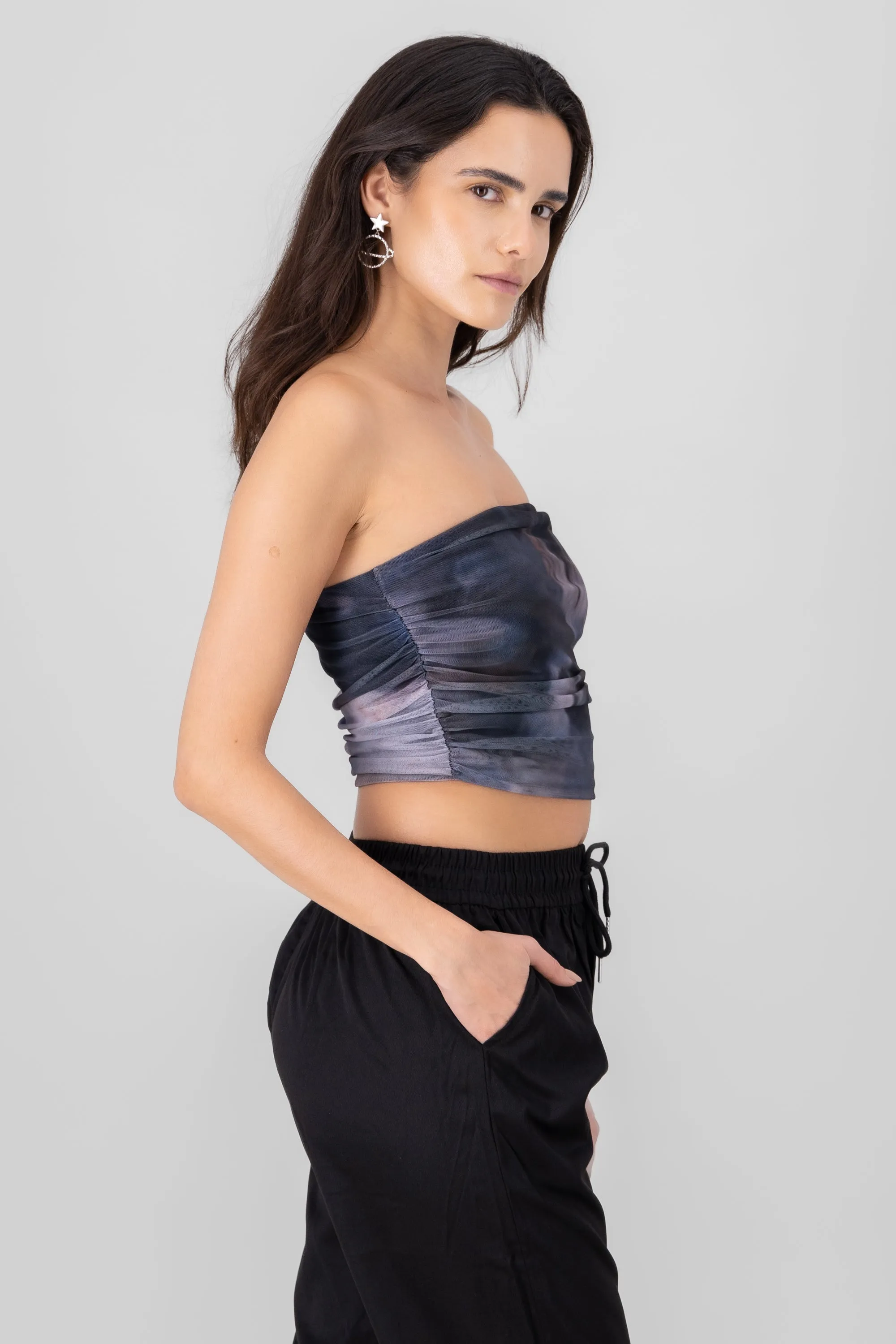 Top tubo mesh drapeado sold by Shasa product image thumbnail 3