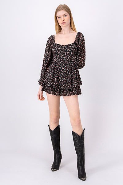 Romper flores manga larga sold by Shasa product image thumbnail 2