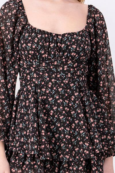 Romper flores manga larga sold by Shasa product image thumbnail 5