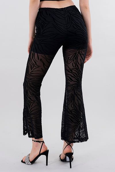 Pantalón flared mesh sold by Shasa product image thumbnail 4