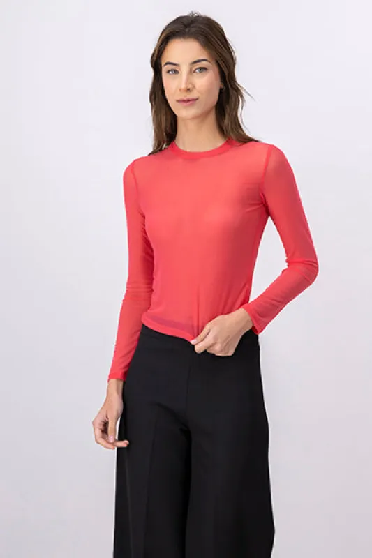 Top Mesh Manga Larga sold by Shasa