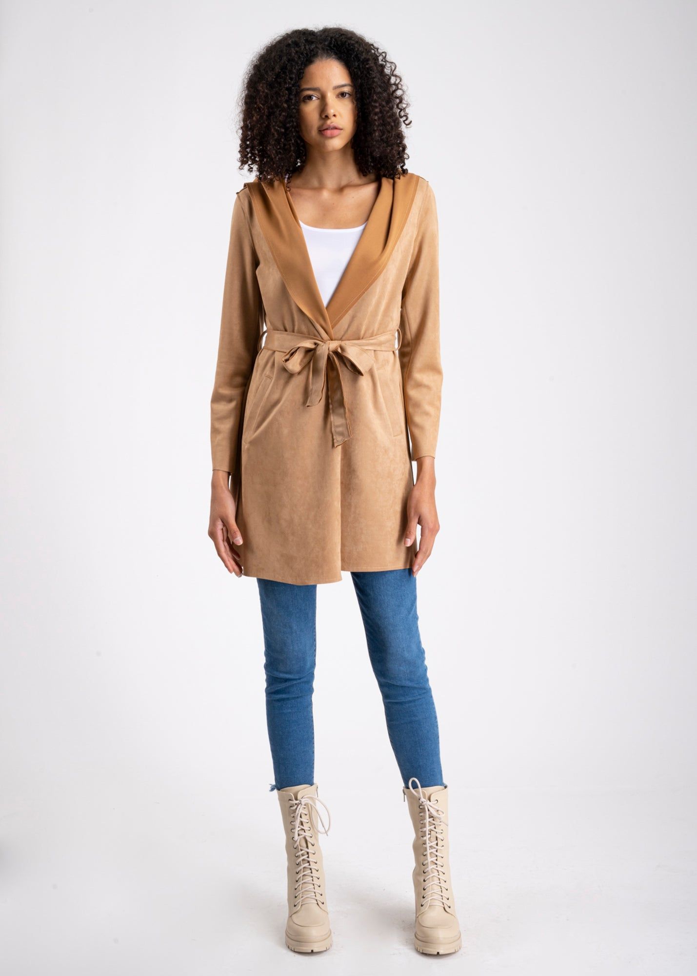 Abrigo liso suede sold by Shasa product image thumbnail 2