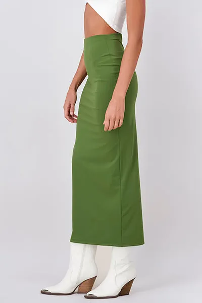 Falda midi lisa abertura sold by Shasa product image thumbnail 3