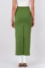 Falda midi lisa abertura sold by Shasa