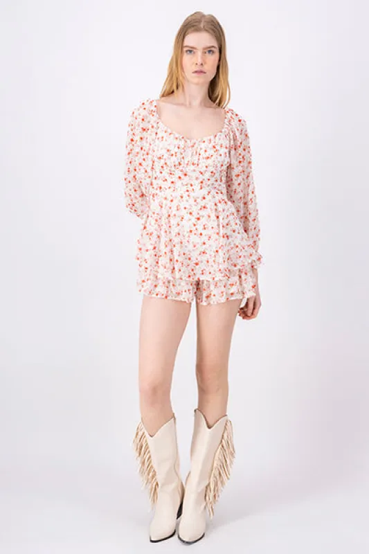 Romper flores manga larga sold by Shasa